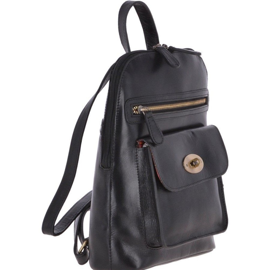 Ashwood Michigan Leather Medium Backpack: M-66